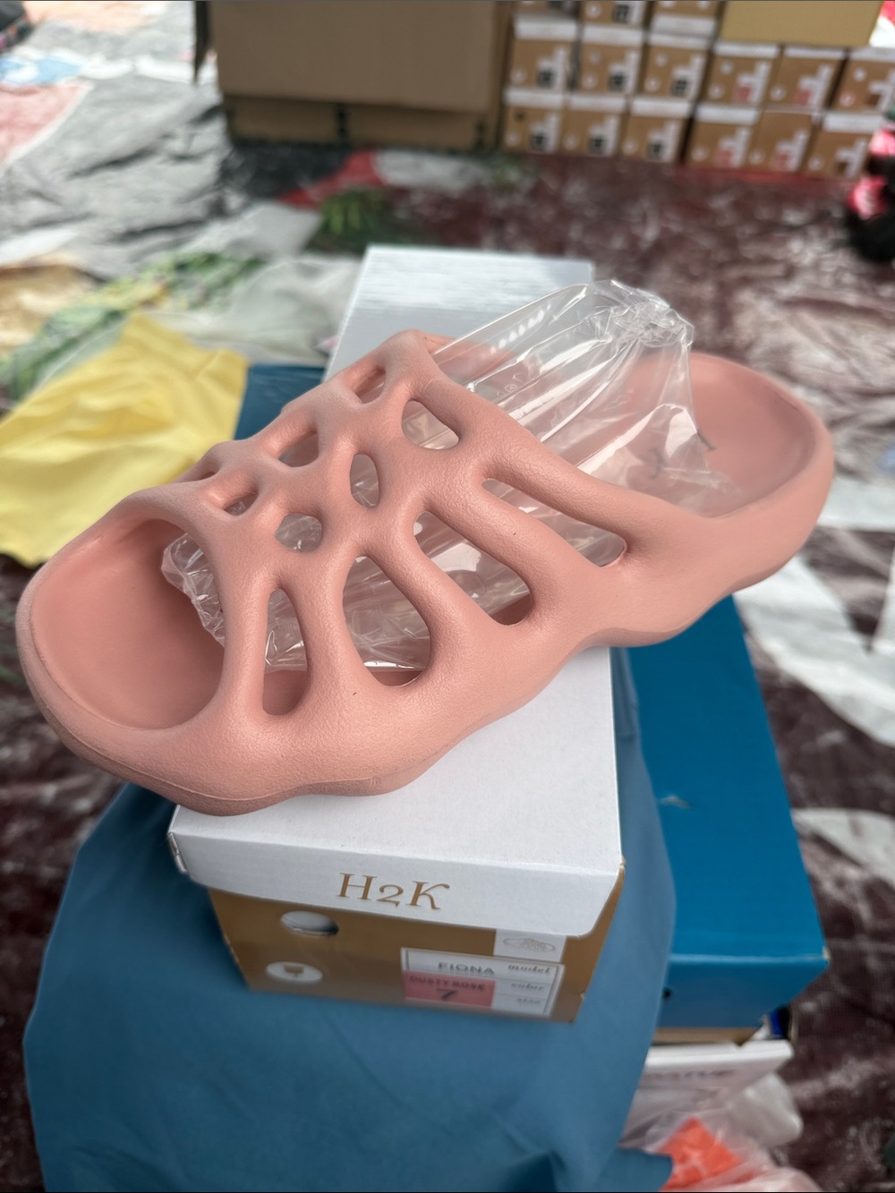 Women’s Pink Lightweight Slip-On Slide - Casual Comfort